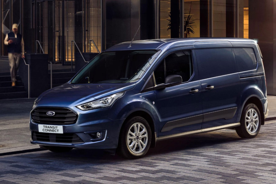Dunkelblauer FORD Transit Connect 